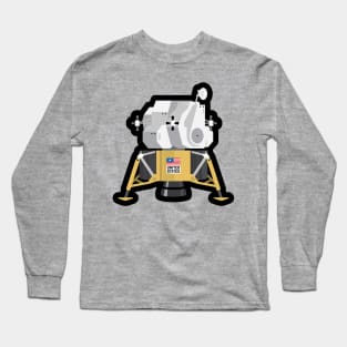 Lunar Lander Apollo T-Shirt / Sticker Long Sleeve T-Shirt